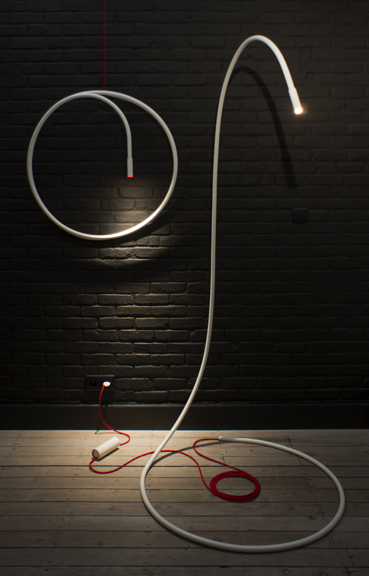 Avec « O Line », Laurent Verly réinvente le luminaire modulable.