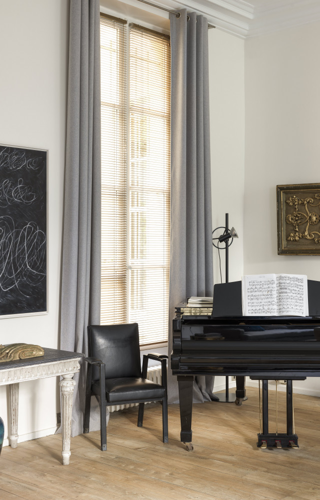 Le piano fait partie des passions du propriétaire.