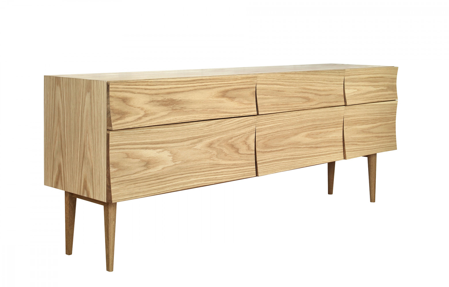 Buffet Reflect en chêne, design Søren Rose, Muuto.
