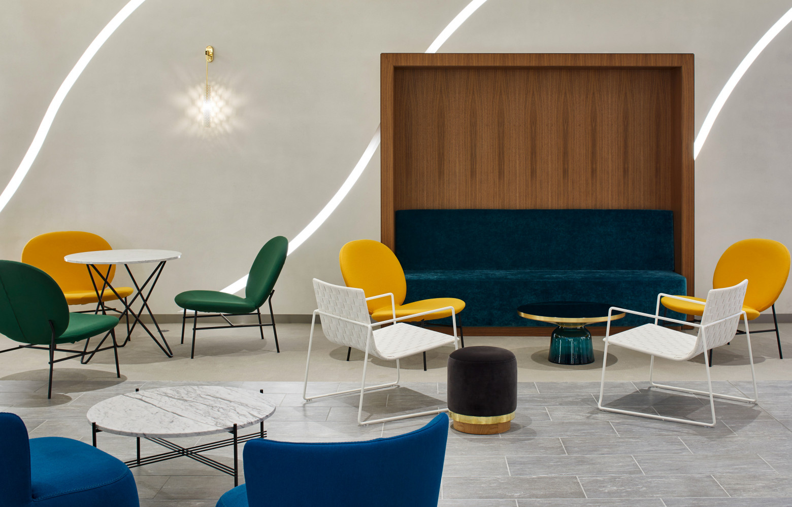 Les assises ont été choisies chez divers éditeurs, scandinaves ou italiens.