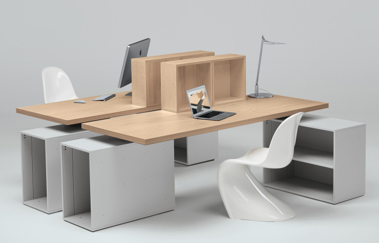 Cases propose une nouvelle façon d’envisager le mobilier de bureau.