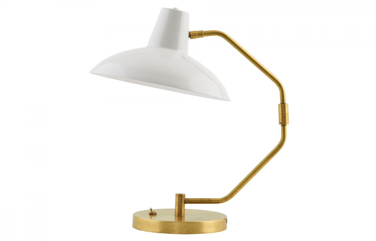 Lampe Desk, en fer et laiton, 430 €. House Doctor.