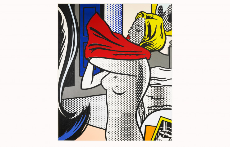 Collage for Nude with red Shirt de Roy Lichtenstein (1995).