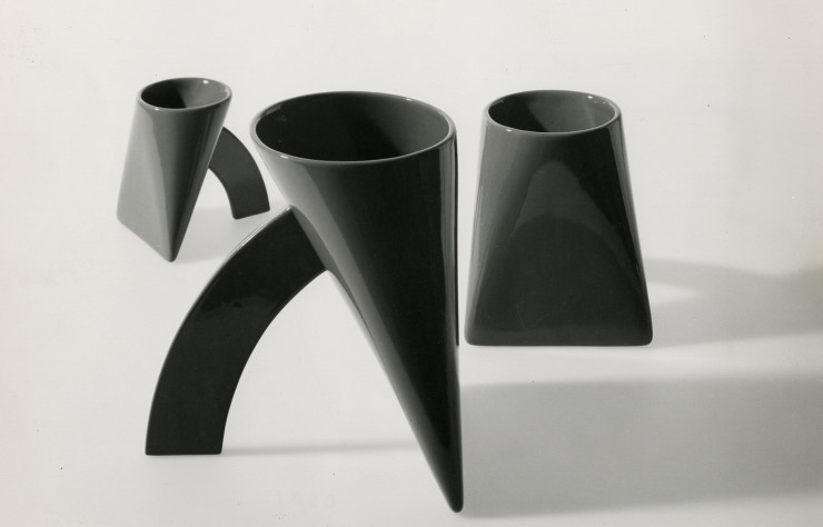 Vases « Lapis », Achille Castiglioni (1968, Cedit Ceramiche d’Italia).
