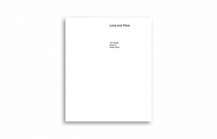 Less and More, The Design Ethos of Dieter Rams, de Klaus Klemp et Keiko Ueki-Polet, édition bilingue anglais/allemand, Gestalten, 808 pages, 69,90 €.