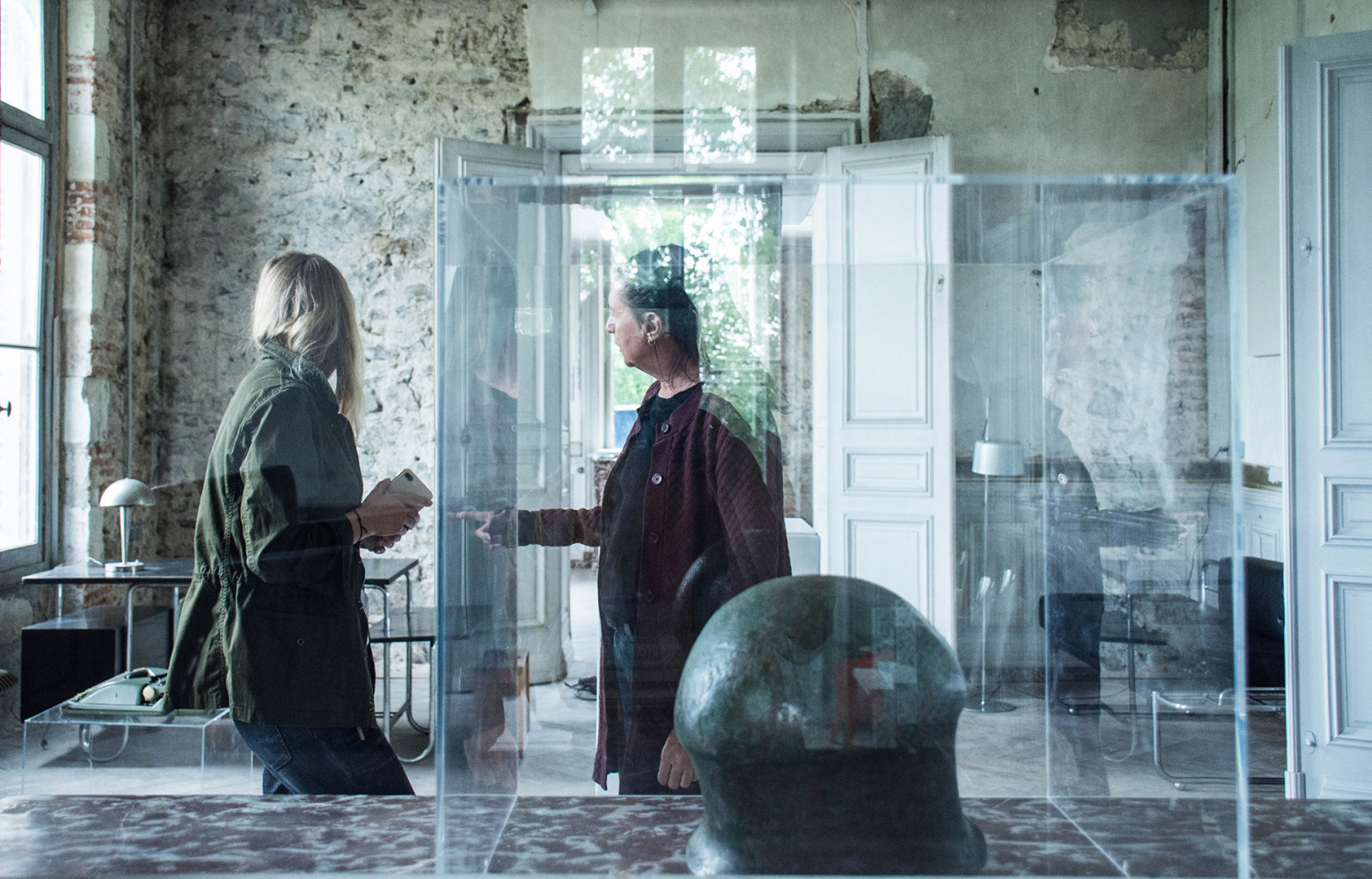 L’exposition a pris place dans les galeries du château, situées au premier étage.