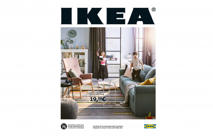 La couverture du catalogue de rentrée IKEA 2018, qui sera distribué dans toute la France à compter du 13 août.