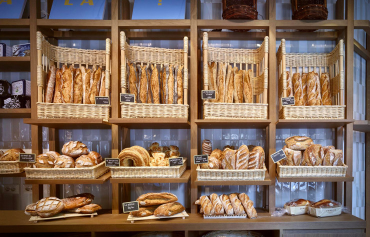 Le large choix de pain aux farines variées du Vercors proposé par le maître boulanger Thierry Loy.