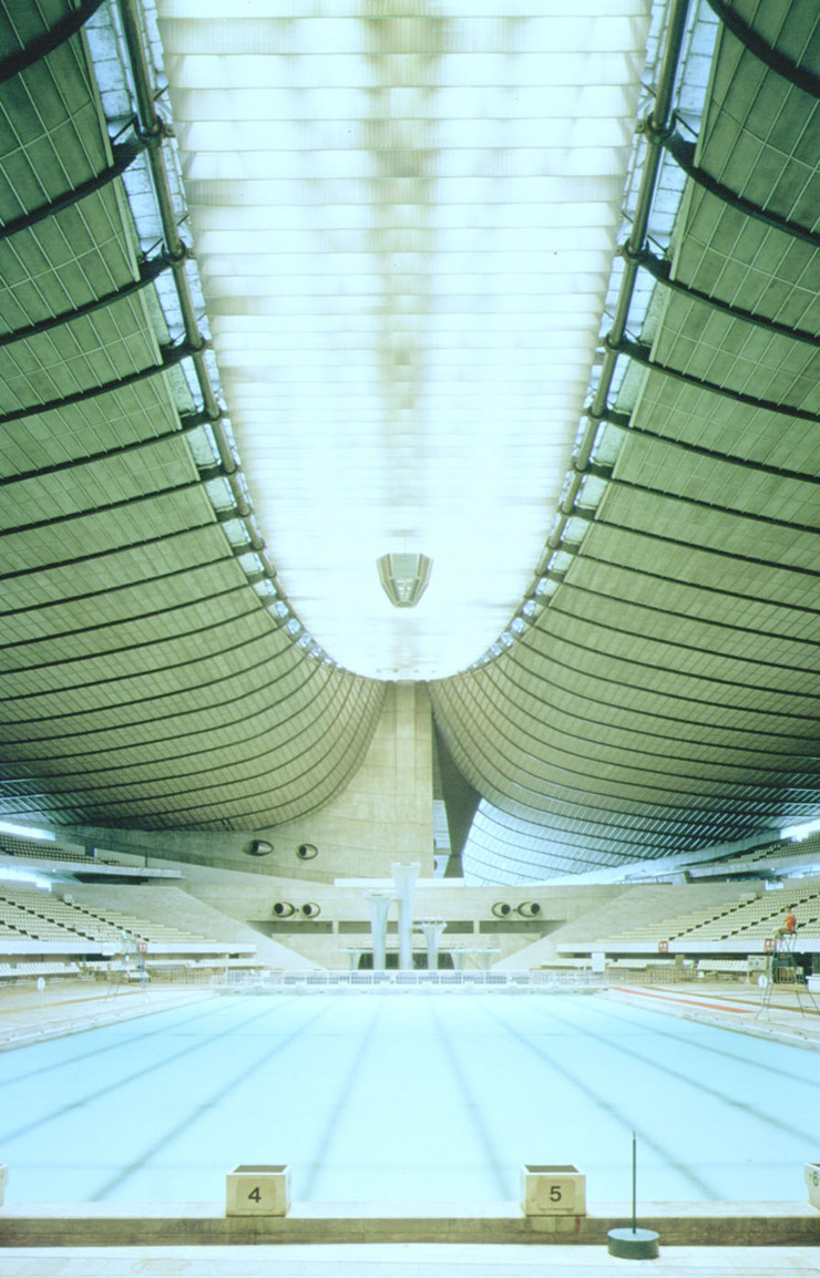 Le bassin olympique de Yoyogi.