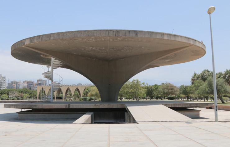 L’héliport de la Foire de Tripoli (Liban) signé Oscar Niemeyer.