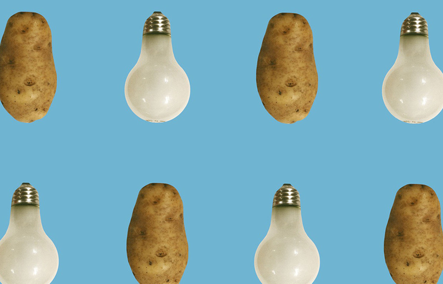 Potato/Lightbulb, design John Baldessari (Maharam).