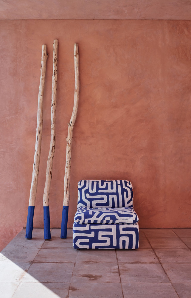 Extraits de la collection « Geronimo » en toile de jute et lin (Zinc Textile, (The Romo...