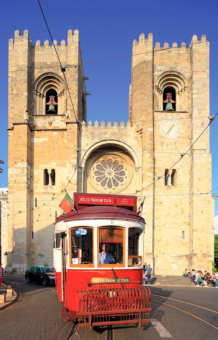 La Sé, la plus ancienne cathédrale de Lisbonne.