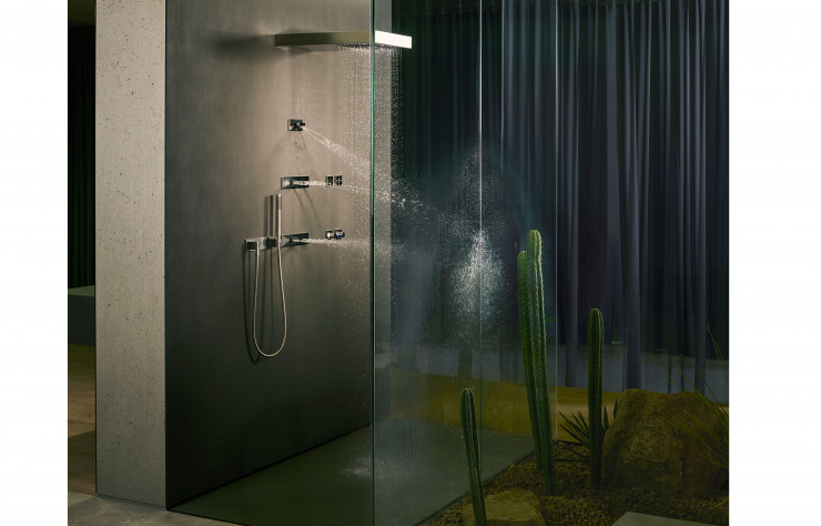 Avec Aquapressure, la salle de bains devient un véritable spa pour des douches « healthy ».