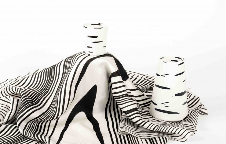 « Porcelaine meets wood », une collection du designer Raili Keiv.