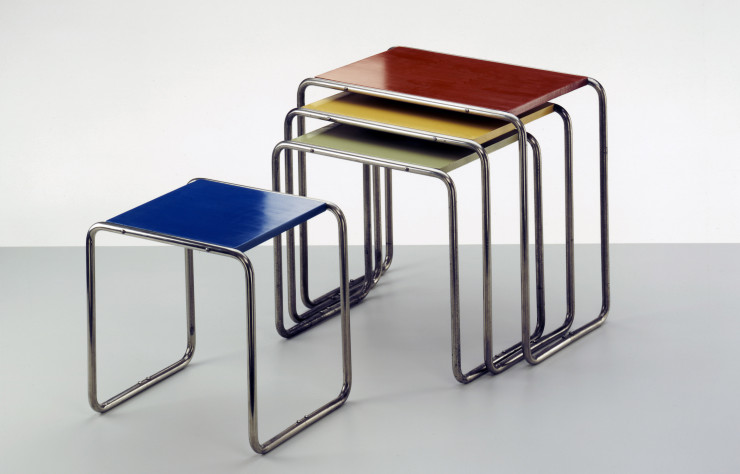 Le Tubular-Steel Table Set de Marcel Breuer (1927), un modèle d’économie de moyens.