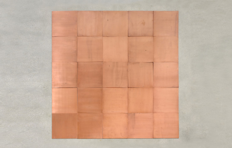 Carl Andre, « Fifth Copper Square », 2007.