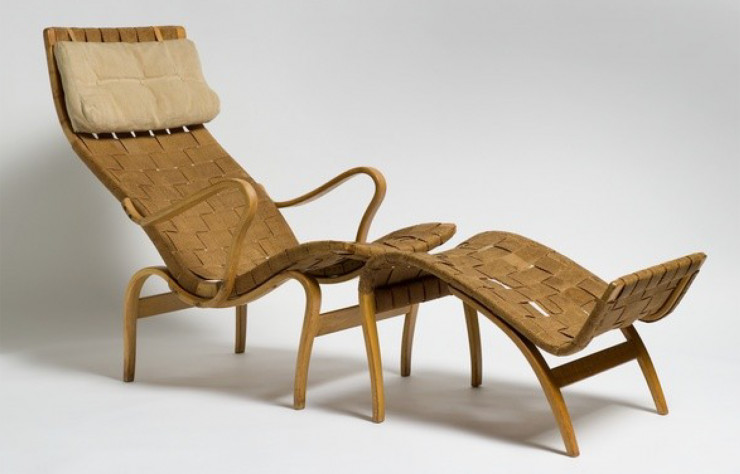 Chaise longue « Pernilla » de Bruno Mathsson (1943).
