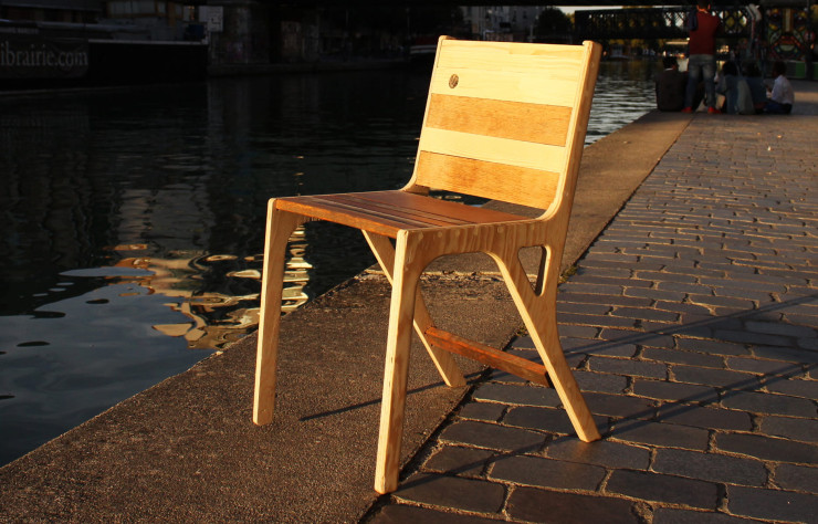 Chaise « Gilbert », collection « Ourcq ».