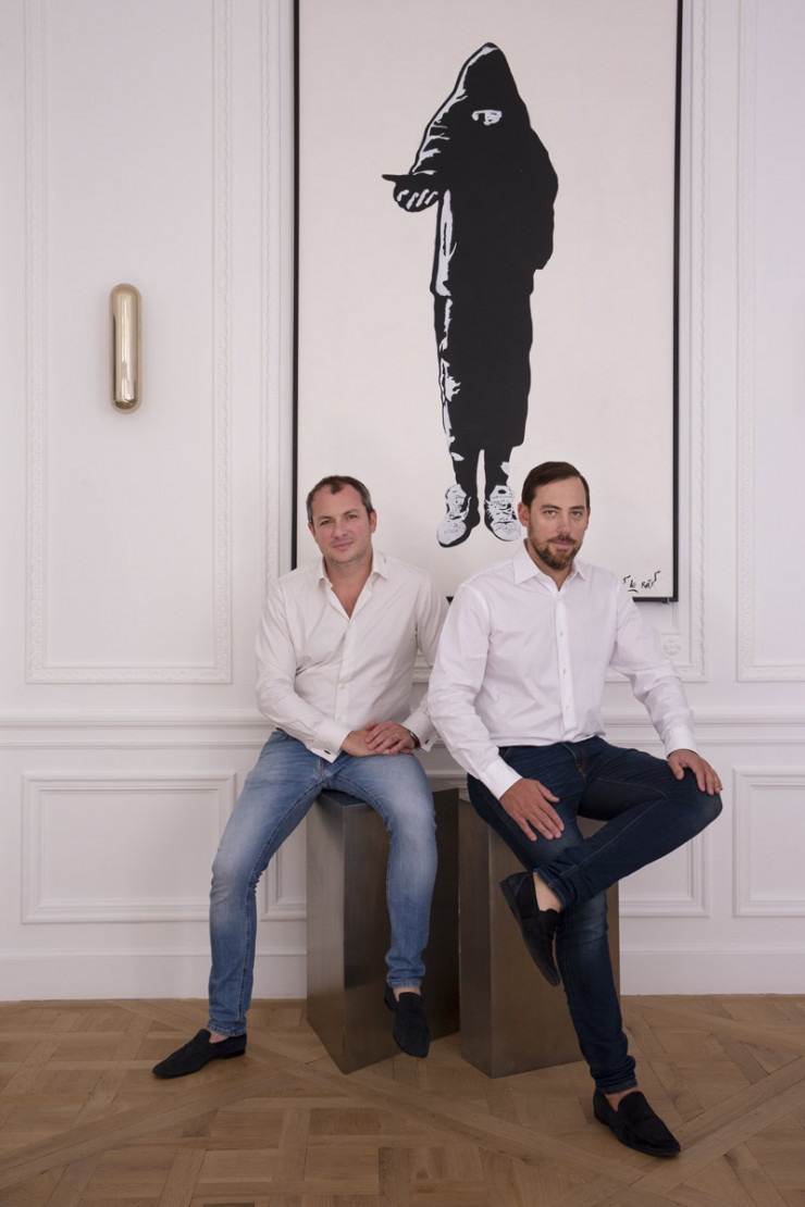 Les architectes d’intérieur Raphaël Le Berre et Thomas Vevaud.