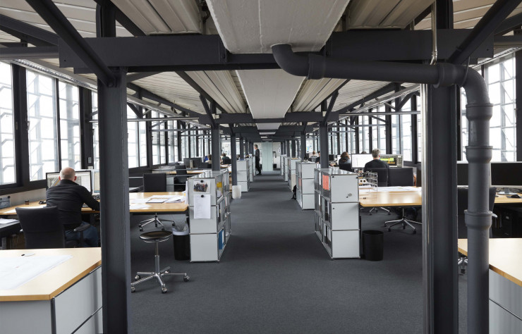 Rossmann + Partners Architekten sont installés dans l’ancienne blanchisserie depuis les 70’s.
