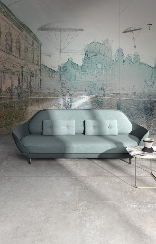 13/ Décorer le mur (ABK) Nuovi Mondi, nouveau modèle de la collection Wide&Style, propose des paysages urbains...