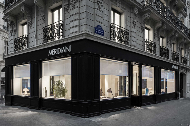 La boutique Meridiani, étape incontournable du boulevard Saint-Germain.