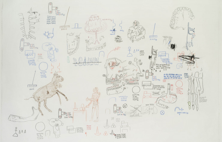 Untitled, Jean-Michel Basquiat (1985).