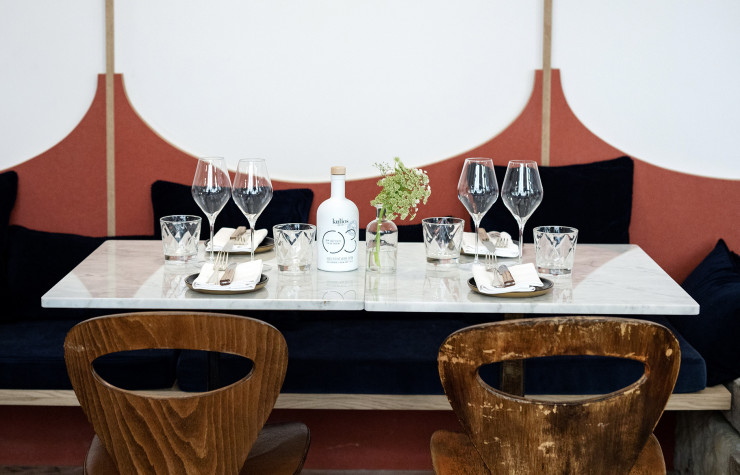 La décoration du restaurant Pouliche a été réalisée par l’Atelier UOA à partir des (nombreuses) idées et inspirations de la cheffe.