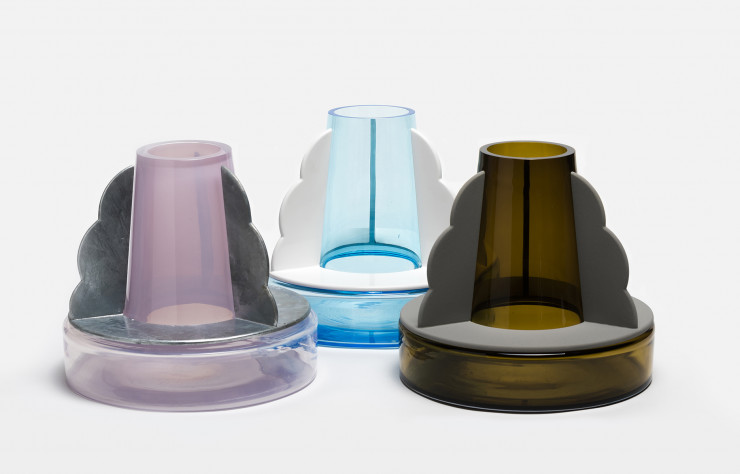 Vases de la « Japanese Serie – Galvanized Ura » de Mathieu Peyroulet Ghilini.