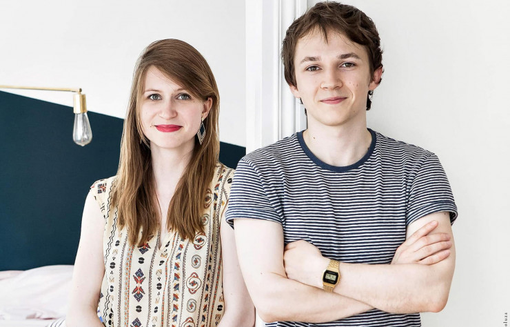 Hélène Pinaud et Julien Schwartzmann ont fondé Heju en 2014, juste après avoir quitté les bancs de l’école d’architecture de Strasbourg.