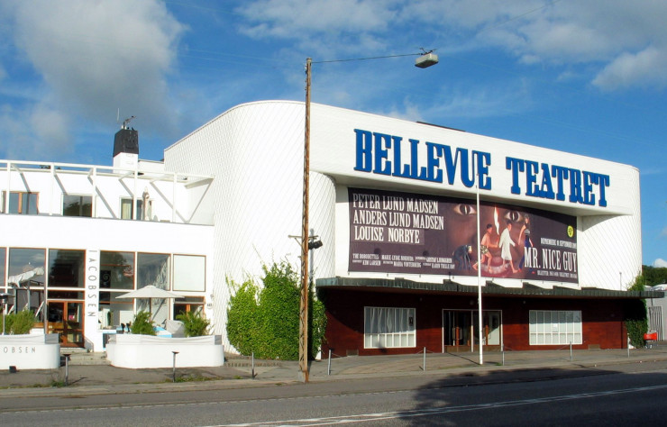 Le Bellevue Teatret (1937) est la dernière étape du projet de modernisation de Bellevue.
