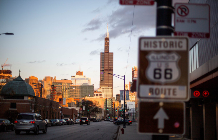 C’est à Chicago que la mythique Route 66 démarre pour guider le voyageur sur un chemin plein de promesses jusqu’à la côte Ouest. Pas étonnant qu’elle croise le quartier de West Loop, nouvel eldorado de la ville.