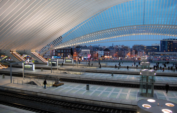 La gare de Liège-Guillemins.