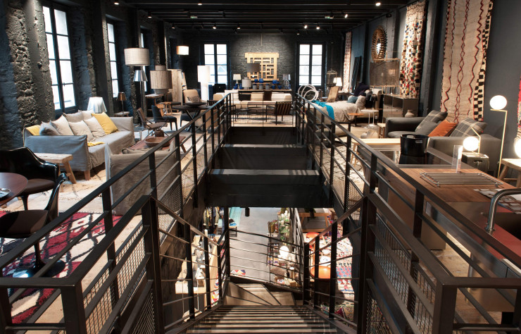 La Réserve (2015), nouveau concept-store de La Maison générale, a pris place dans une ancienne imprimerie de Saint-Malo.