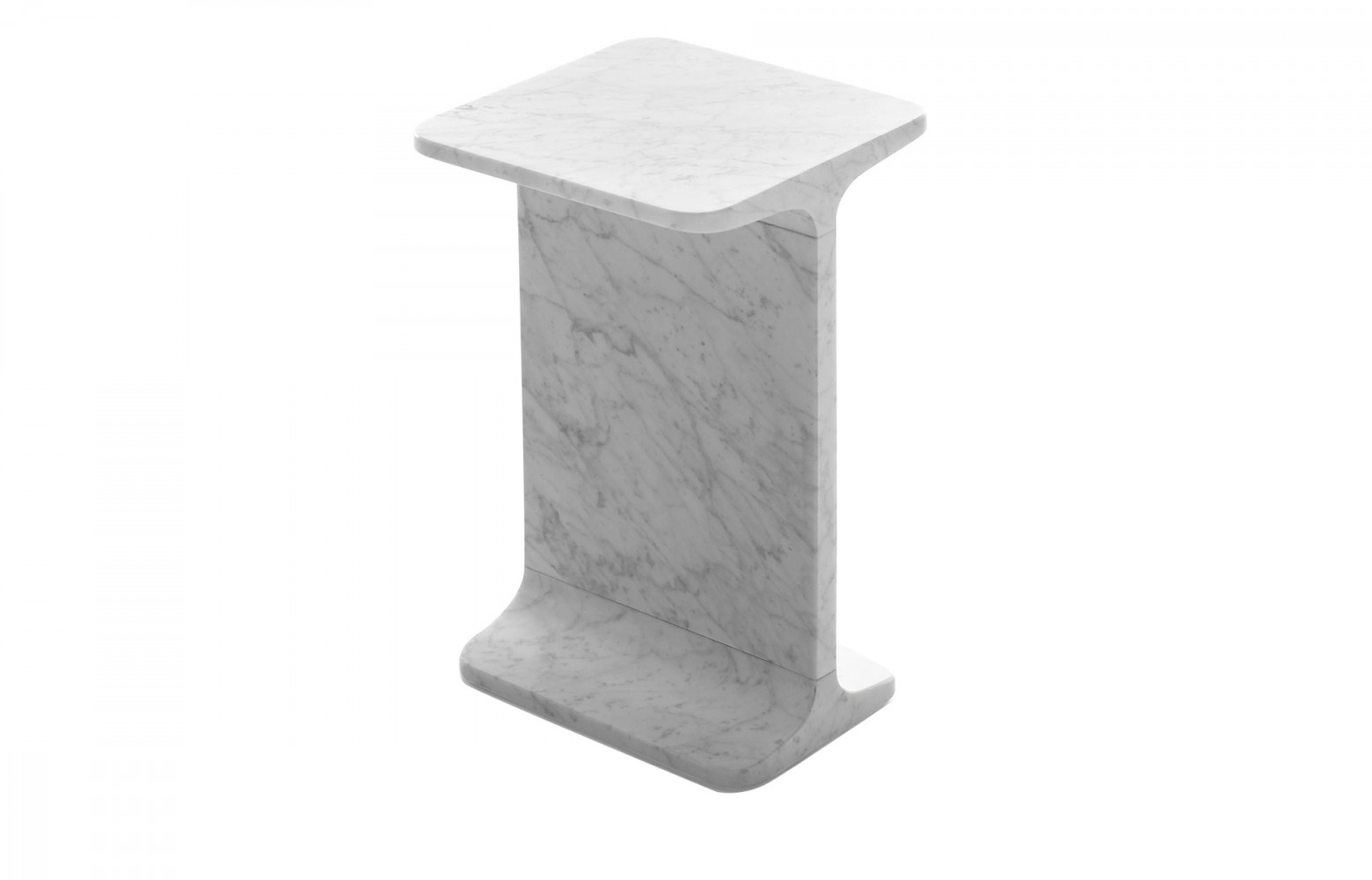 Table d’appoint Side Table en marbre et acrylique coulé, 3 500 €. Objects of Common Interest.