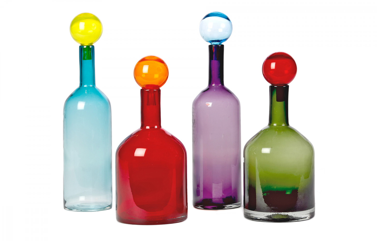 Set de 4 carafes Bubbles & Bottles en verre, 262 €. Pols Potten sur Madeindesign.com