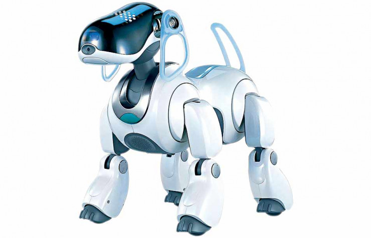Le chien-robot Aibo signé Hajime Sorayama (1999, Sony).