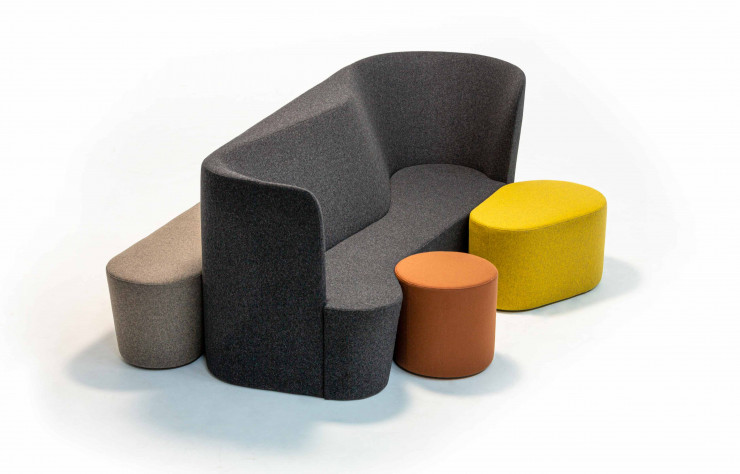 Collection d’assises « Taba » d’Alfredo Häberli (2020, Moroso).
