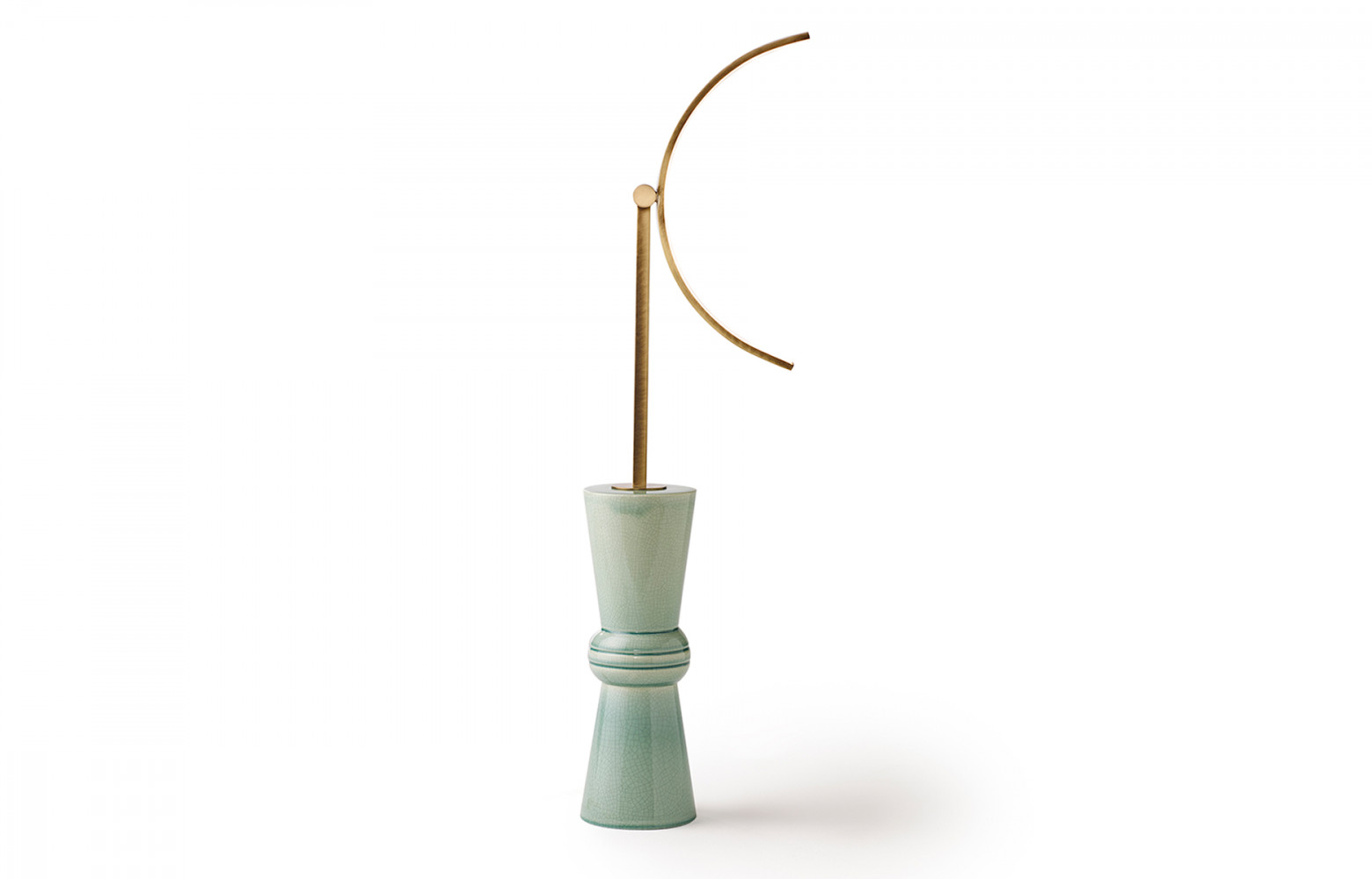 Lampe de table Malibù B en céramique et laiton, design Piero Angelo Orecchioni, 990 €. Marioni sur...