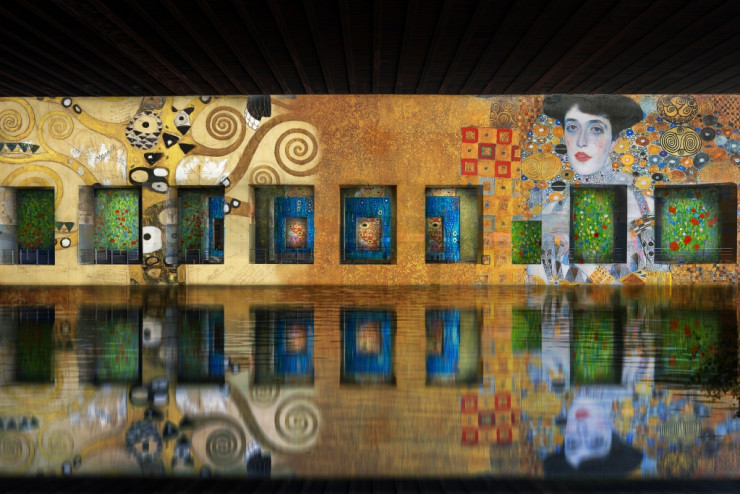 Au-delà de Gustav Klimt, c’est tout le répertoire pictural de la Sécession Viennoise qui est représenté au Bassins des Lumières.