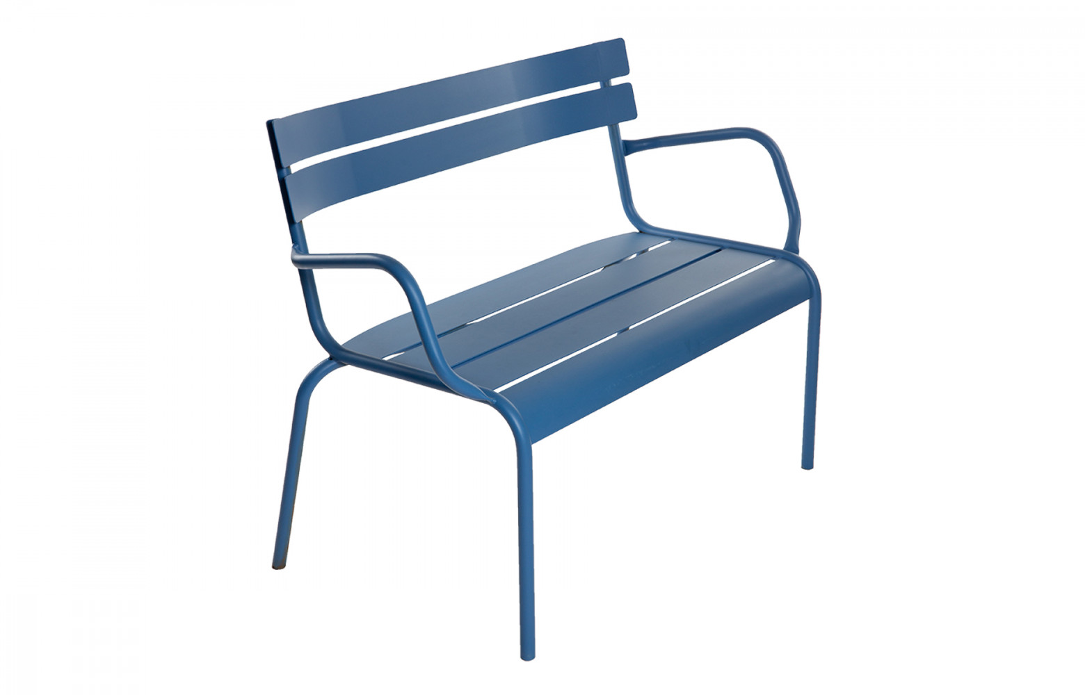 Banc Tuileries en acier, 499 €, Edmond & Fils.
