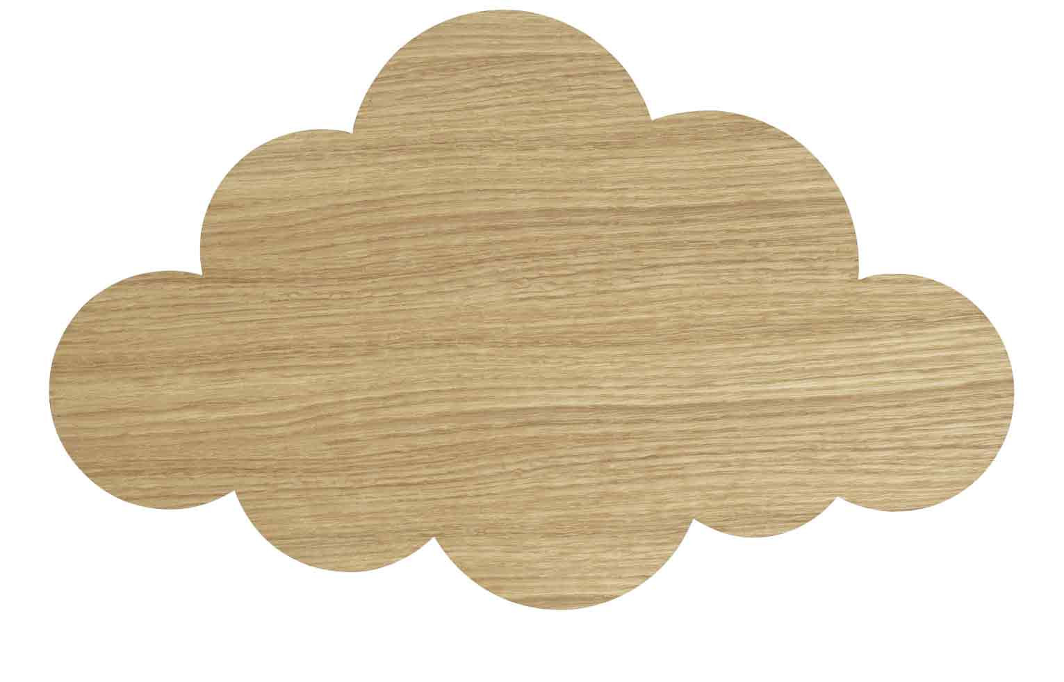 Applique avec prise Cloud en chêne, design Trine Andersen (Ferm Living), 69 €.