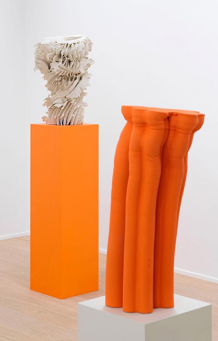 Sculptures de la série The Flavour is so strong, Anton Alvarez (2019).
