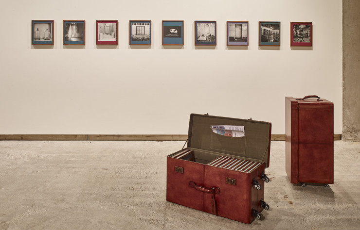 Vue de l’exposition « Suitcase Museum », de D. Singh.