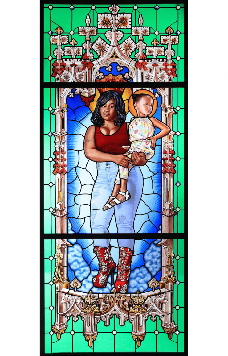St. Mary de Kehinde Wiley (2016).