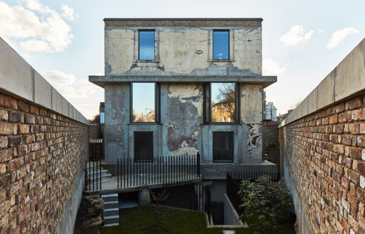 Exterieur de la « Mole House » de David Adjaye à Londres.