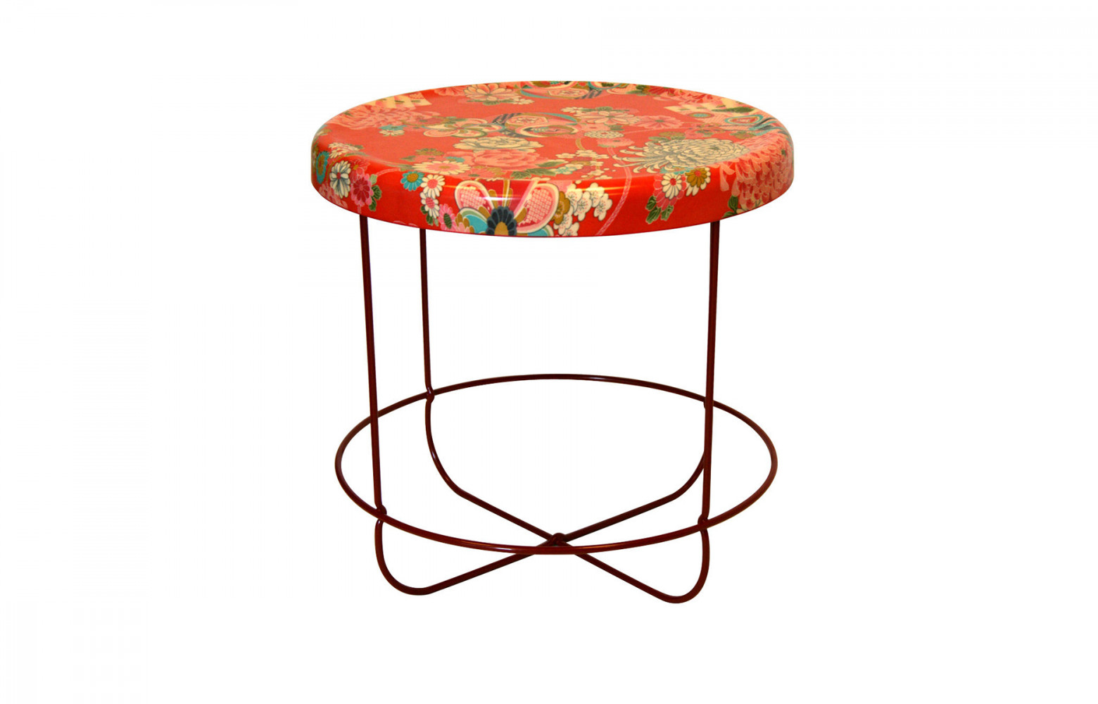 Table d’appoint T-Ukiyo en acier verni et polyester, design Tomita Kazuhiko, 468 €. Moroso sur Madeindesign.com