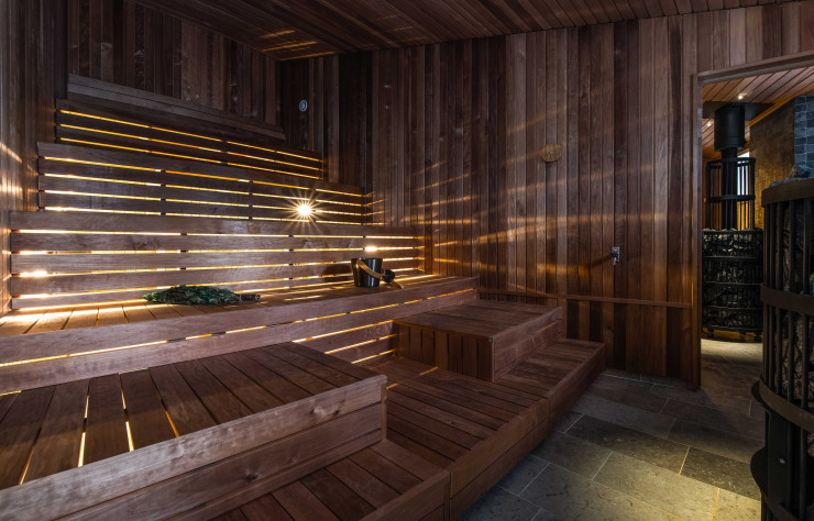 L’indispensable sauna.