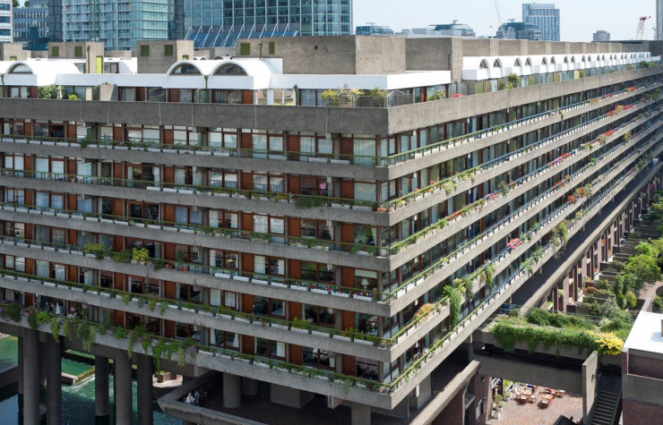 Le Barbican Centre, chef d’œuvre de l’architecture brutaliste.